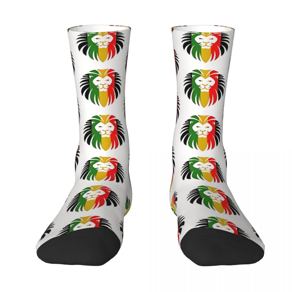 Classic Rasta Lion Of Judah Rastafari Socks Sports 3D Print Boy Girls Mid-calf Sock