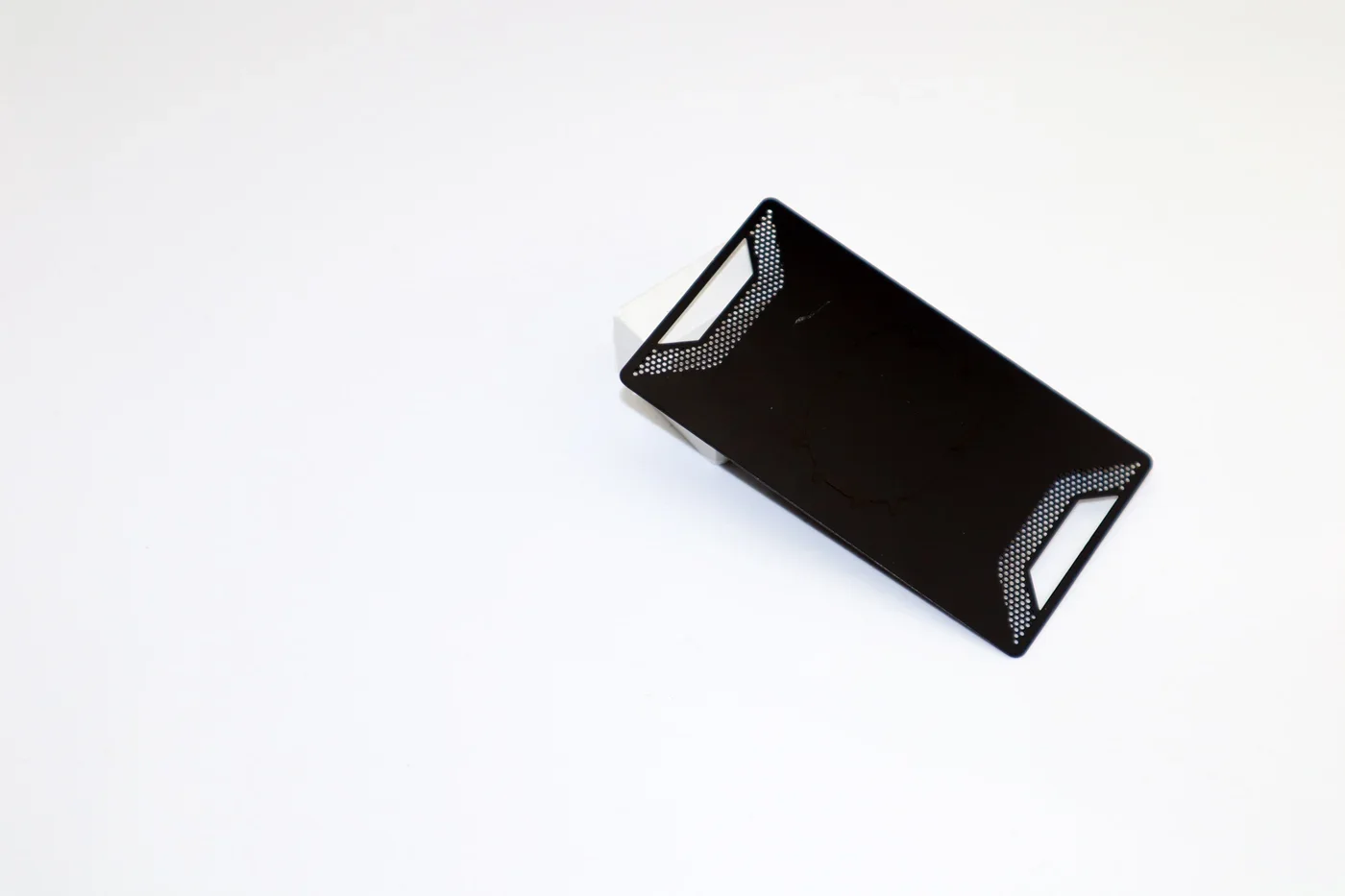 Custom Engraved logo Credit Card Size Business Card Metal Grinder Card