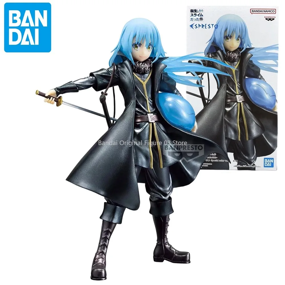 

BANDAI Banpresto Figura-That Time I Got Reincarnated as a Slime-Lord Rimuru Tempest Model Collection Toy,Marc,Original,En Stock