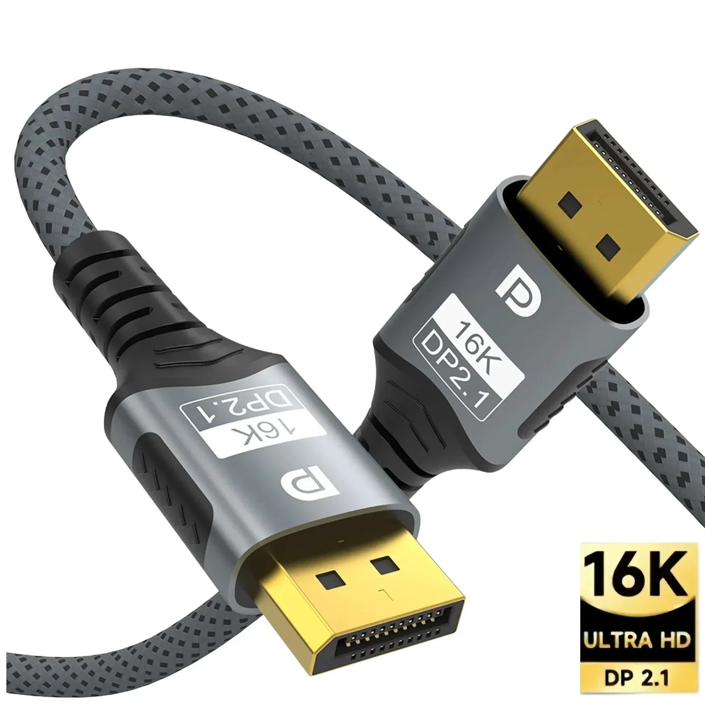 DisplayPort to DisplayPort Cable DP to DP Cable Supports 8K@60Hz,4K@240Hz Compatible For Monitor / Projector / HDTV
