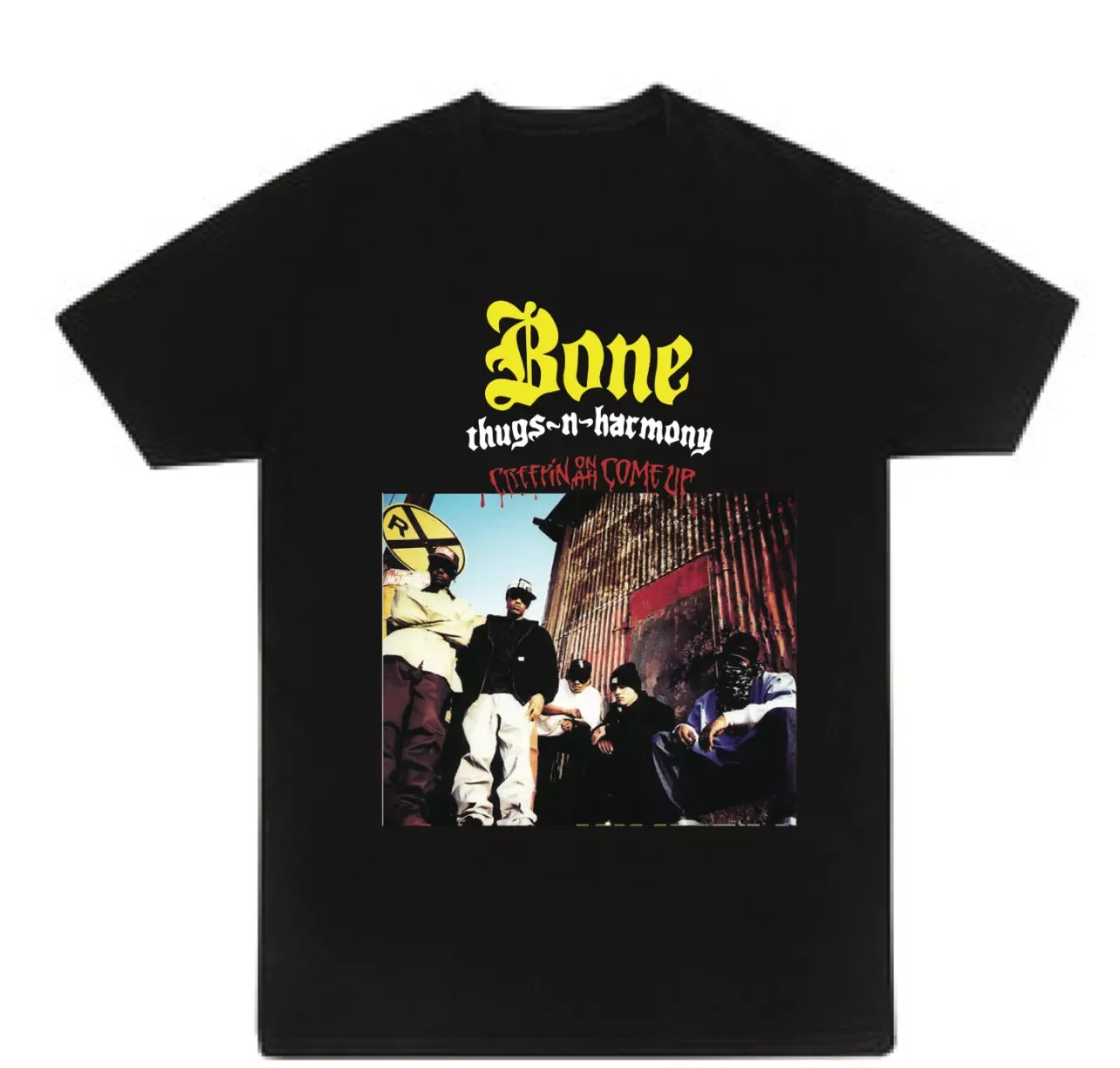 Bone Thugs N Harmony Creapin on a Come Up RARE T shirt New 90s Hip Hop Merch