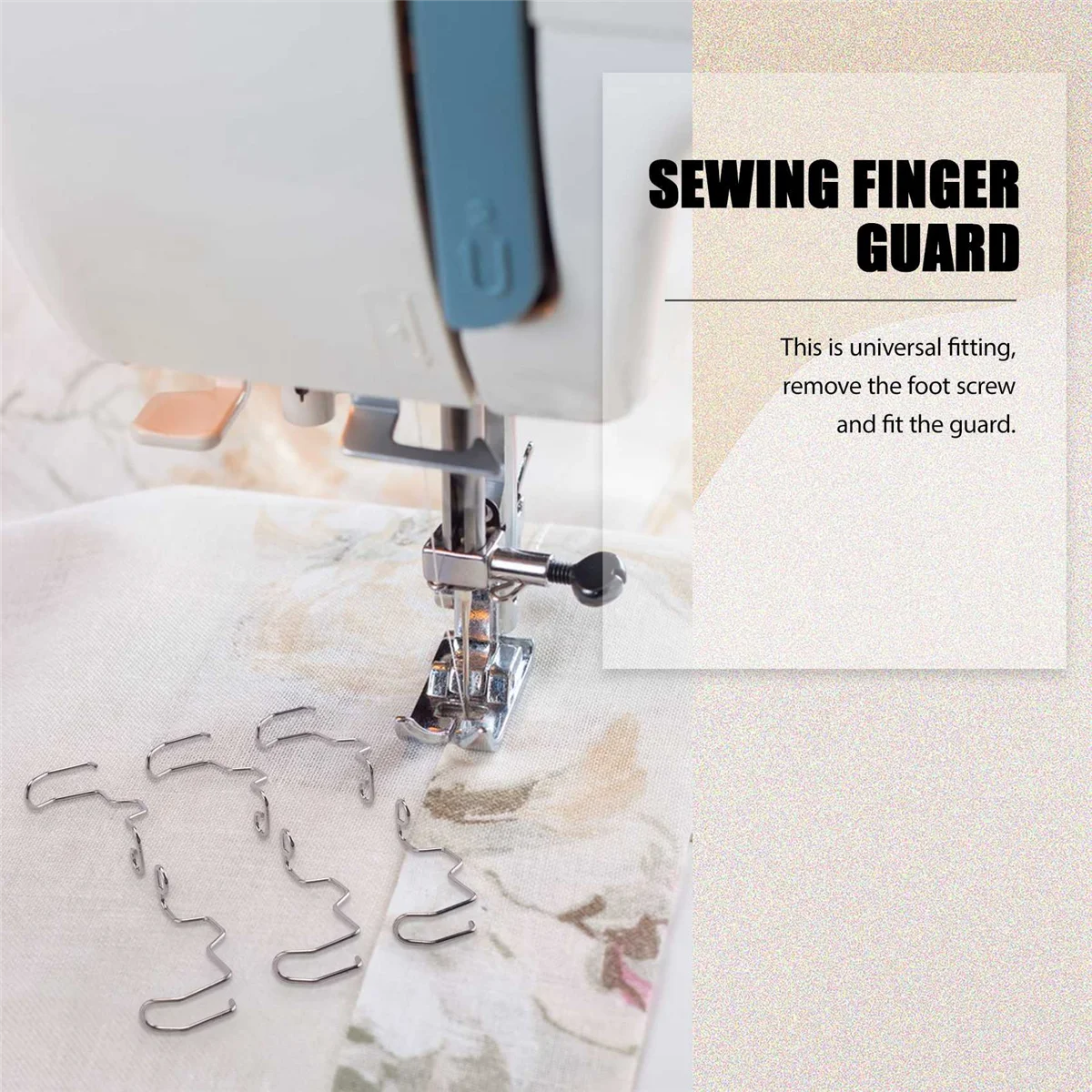 New 6 Pcs Sewing Machine Finger Guard, Safety Needle Finger Guard Can Prevent the User's Hand From Being Injured