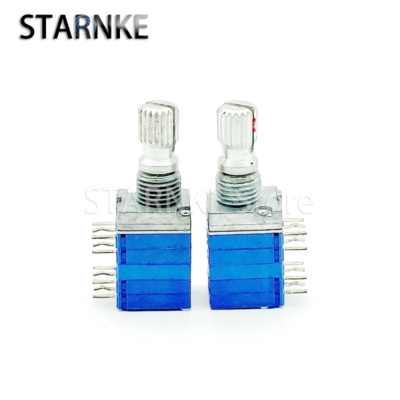 2PCS RK09 Type C50K 4-link Precision Potentiometer 40-point Step Speaker Amplifier Audio multi-channel Volume Adjustment