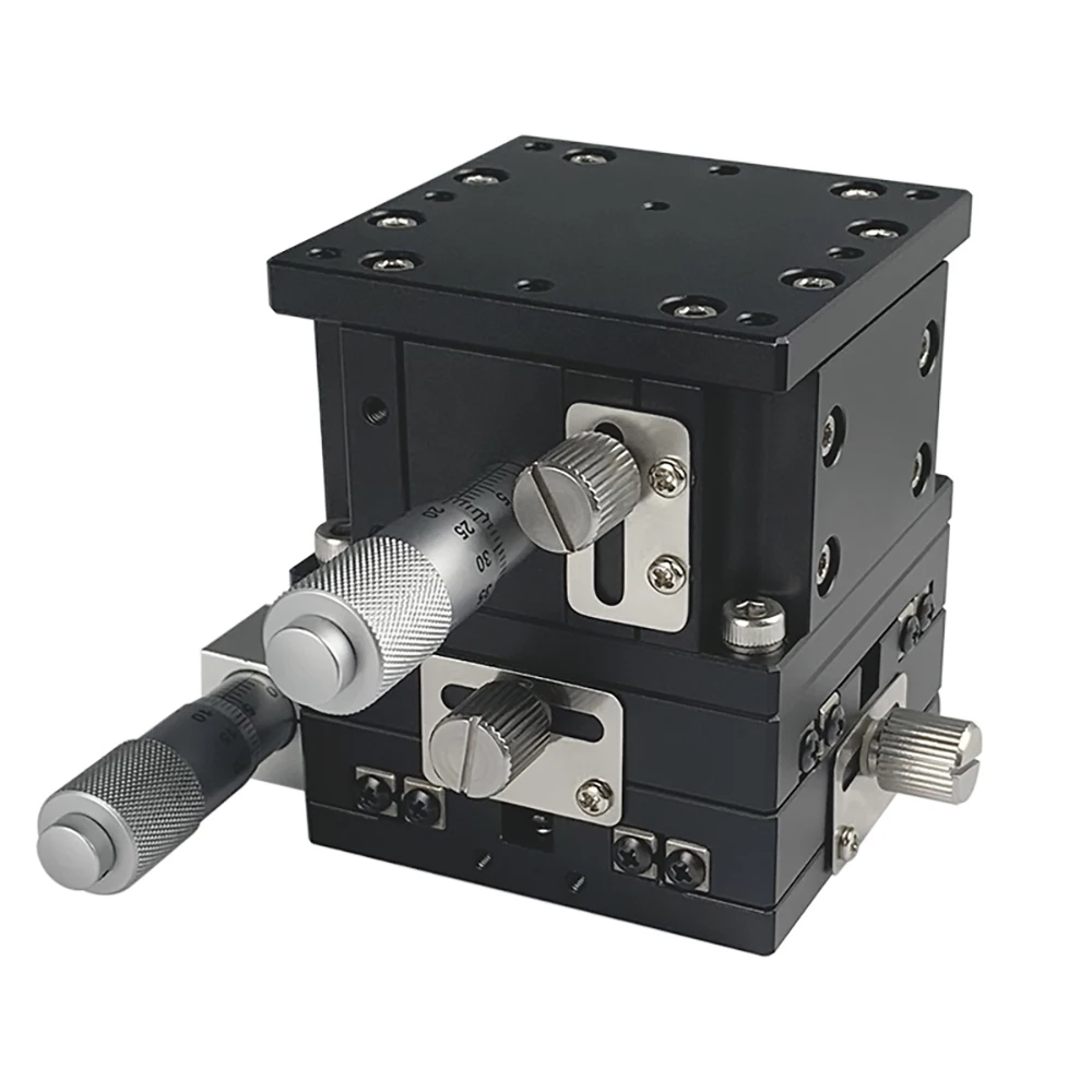 

Ось XYZ 60*60 мм LD60-LM-2 Линейная повязка Высокоточная скользящая платформа Подшипник Регулировка скользящей платформы Двойная поперечная направляющая