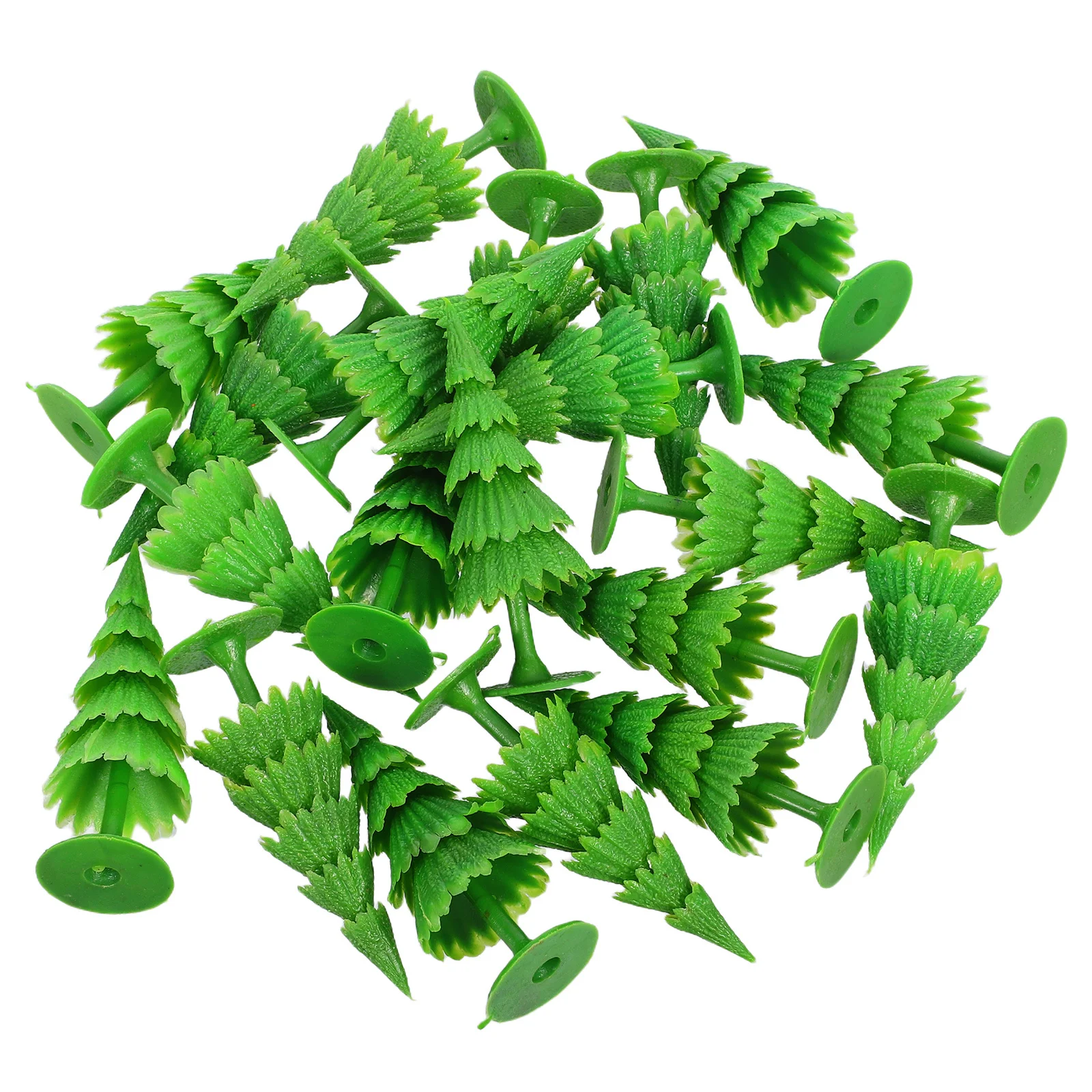 

20Pcs Miniature Christmas Trees Compact Portable Lightweight Easy Storage Ideal for Annual Holiday Setups Mini Trees