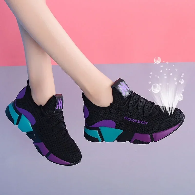 Tenis Feminino 2025 Women's Vulcanize Shoes Outdoor Breathable Air Mesh Fitness… - Image 5