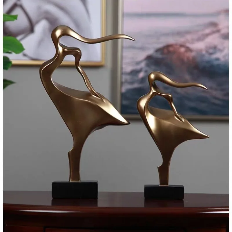 

Nordic abstract art girl ornaments creative living room TV cabinet soft decorative gifts