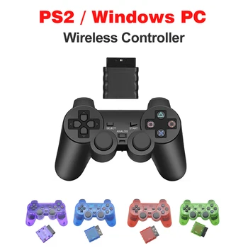 Wireless Controller for PS2/PS1 Gamepad Double Vibration Shock Joypad Joystick Joypad USB PC Game Console for Sony Playstation 2