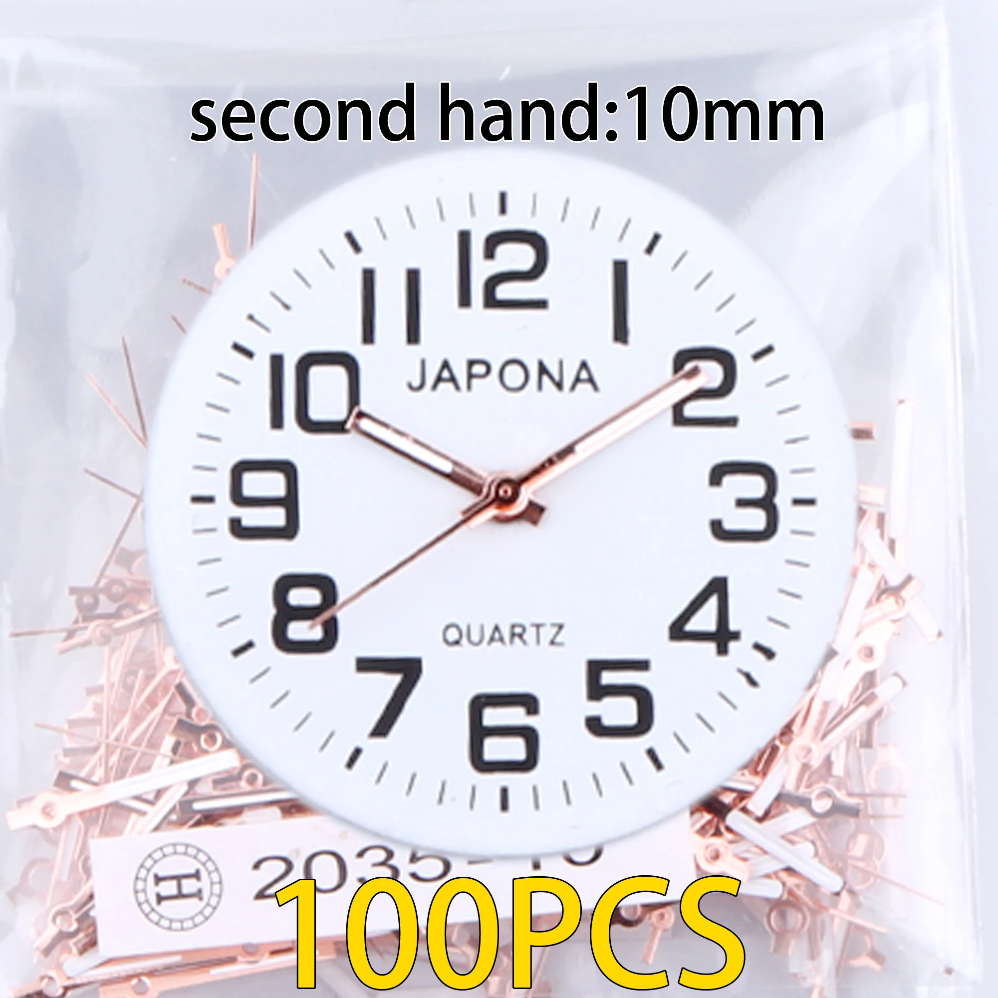100pcs watch hands rose gold and White Watch hand Watch pointer 2035 applicable PC21 hand sl68 hand gl68 hand sl39 hand