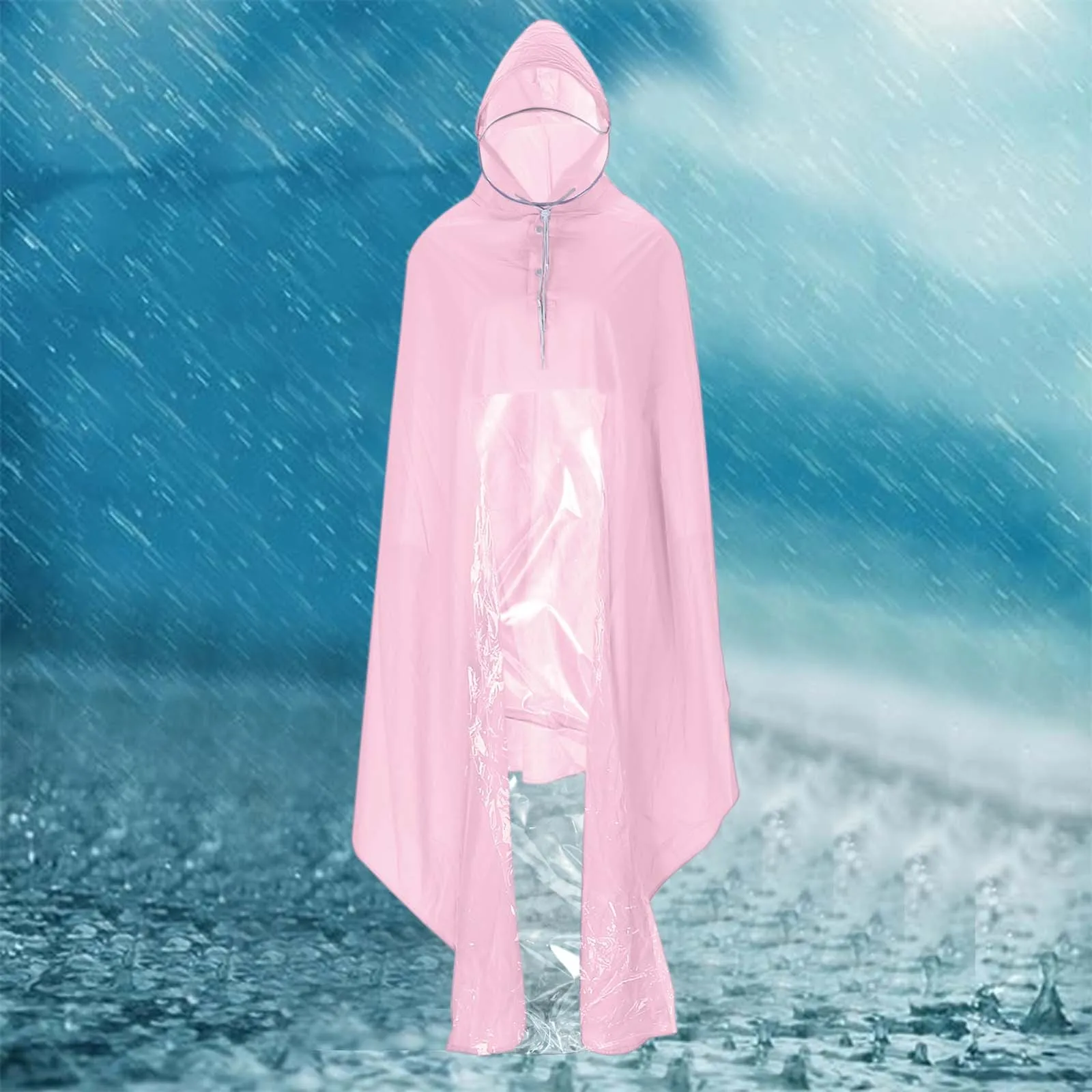 Multifunctional Raincoat Universal Transparent Raincoat Femaler Backpack Poncho Rain Coat Cover Impermeable New In coats