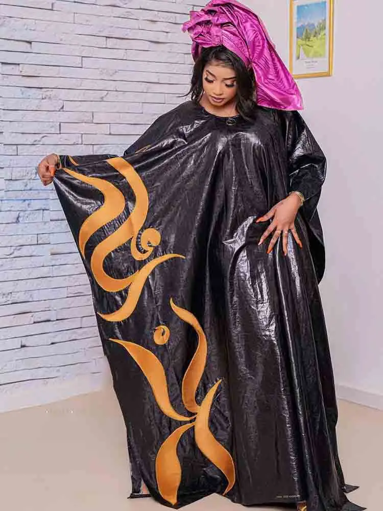 

2023 The New African Party Long Dresses for Women Bazin Riche Dashiki Robe Evening Gowns Turkey Outfits Robe Africa Clothing