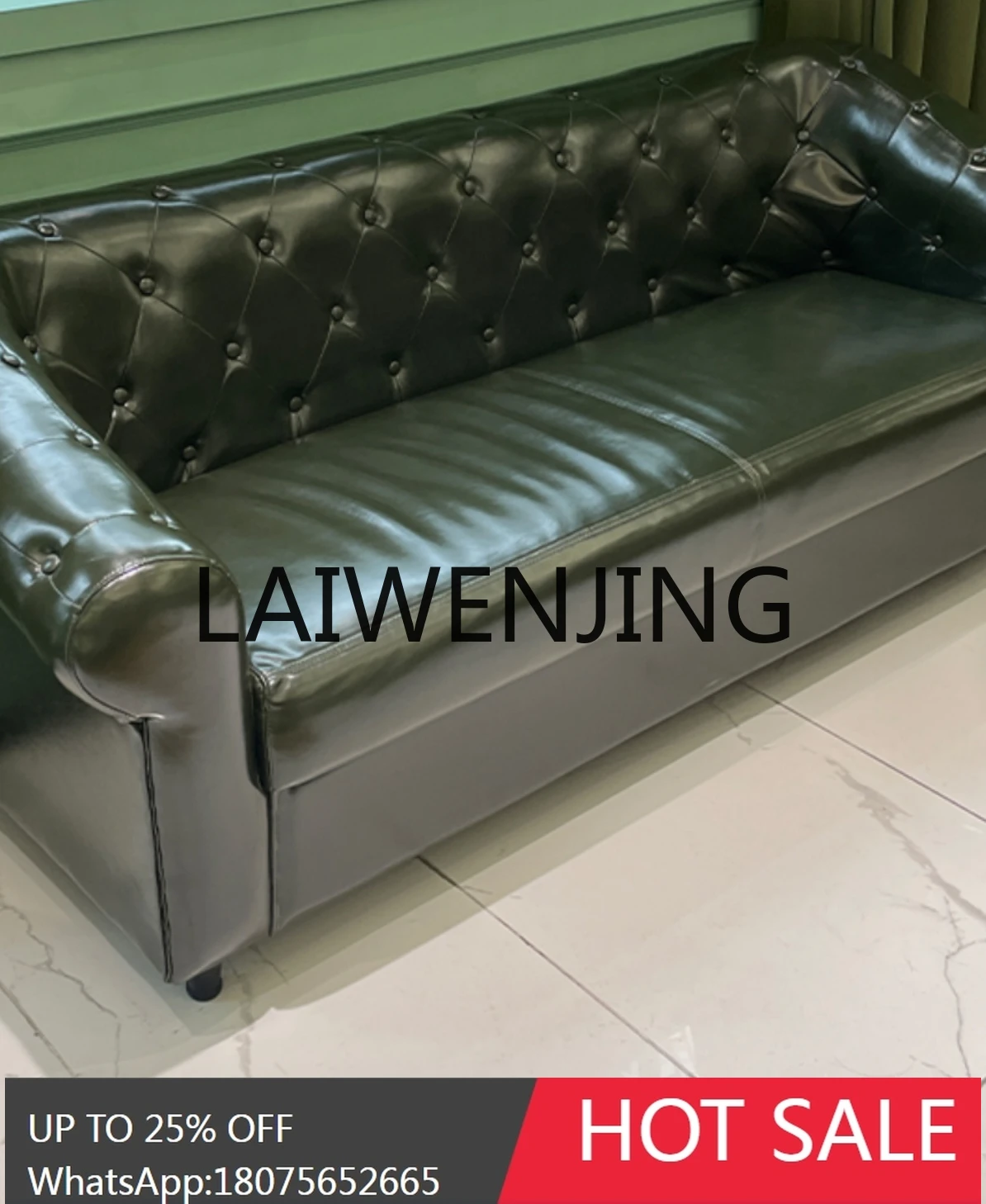 Hairdressing Rest Area Sofa Barber Shop Sofa Waiting Chair Hair Salon Guest Long Waiting Chair
