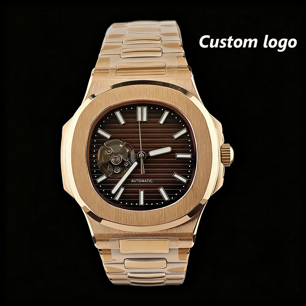 NH38 Watch Stainless Steel Watch Men's Watch Sapphire Glass Customized Logo Watch NH38 Movement Watch Accessories