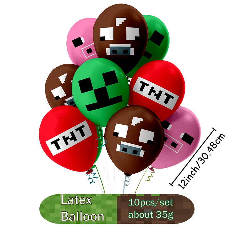 Pixel-Stil Edelstein-Goldschwert Geburtstagsparty-Dekoration Aluminiumfolienballon Kreatives Heimspiel-Requisit Festliche Feiertagsartikel