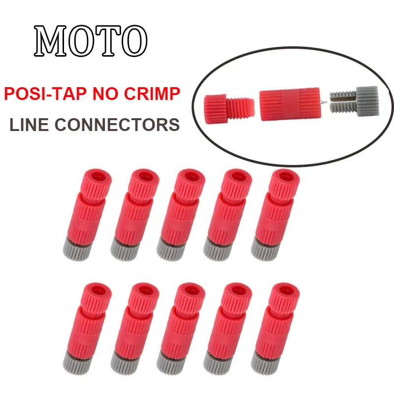 10 PCS RED Posi Tap #PTA2022R 20-22 ga wire Line connector