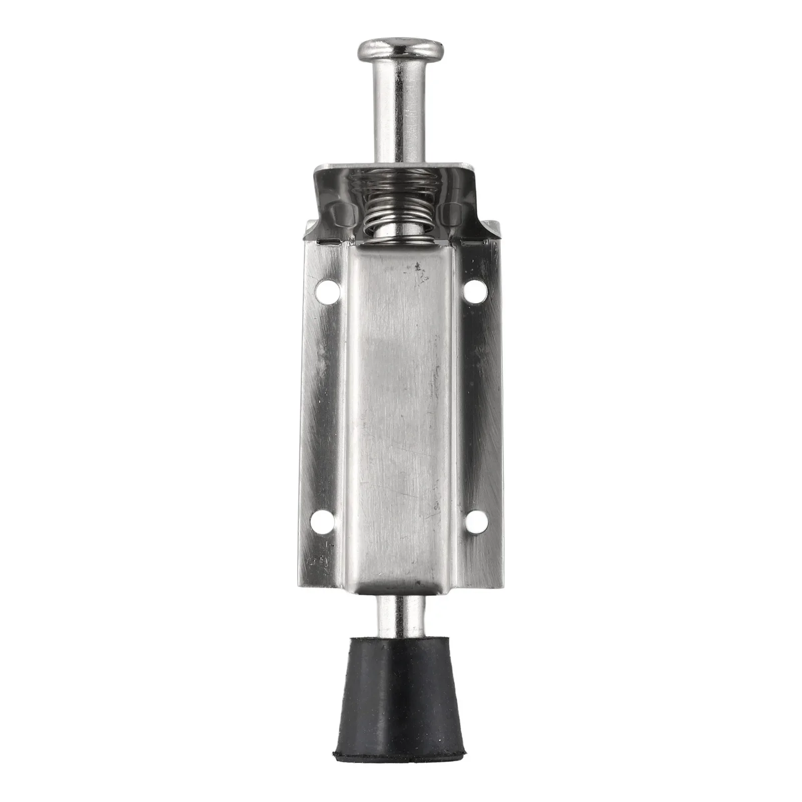 

Floor Limiter Stainless Steel Door Stopper Home Office Durability Foot-operated Design Garage Door Positioning