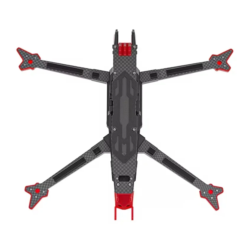 iFlight CineLR 7 Frame Kit 7 Inch 334mm Long Range FPV Frame Compatible with DJI O4 Pro O3 Air Unit Carbon Fiber H-Type