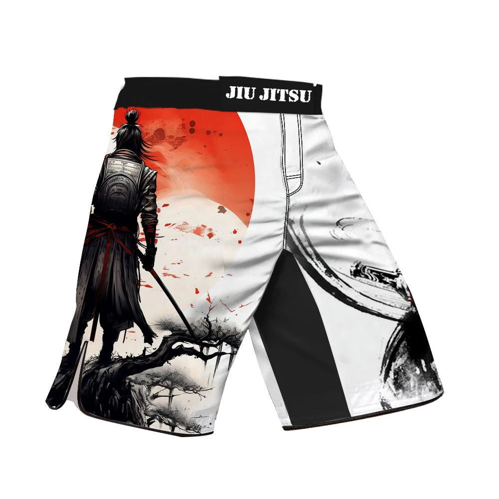 Children's MMA shorts, Samurai boxing shorts, gym men's fighting training suit, BJJ non GI Jiu Jitsu fighting taorts, children's