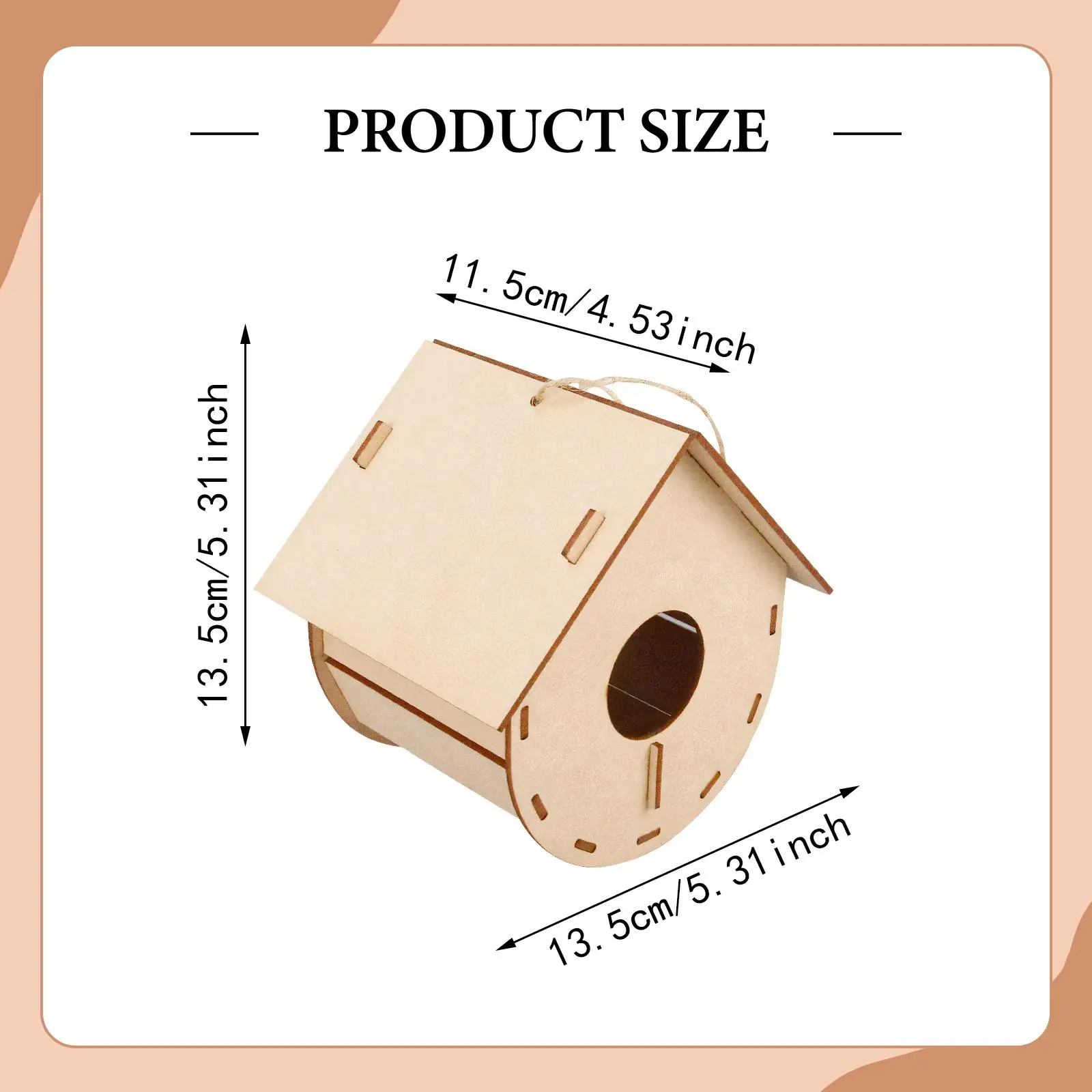 Modelo científico diy kit de casinha de pássaros brinquedo de construção educacional criativo para crianças experimentos científicos