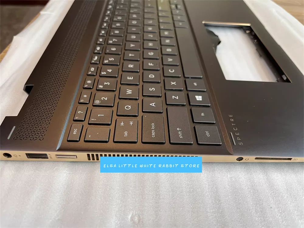 Dla HP spectre x360 15-CH TPN-Q200 klawiatura podświetlana L15588-001 osłony dłoni