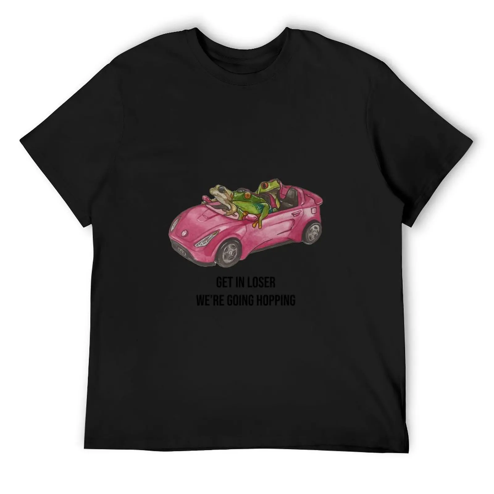 Mean Girls we're going hopping frog parody T-Shirt cheap stuff man t shirt oversized quick drying compression shirt men