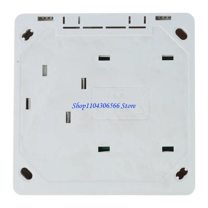 02DD Speed Controller Modern Wall Panel 86 Type Speed Adjuster for Ceiling Fan
