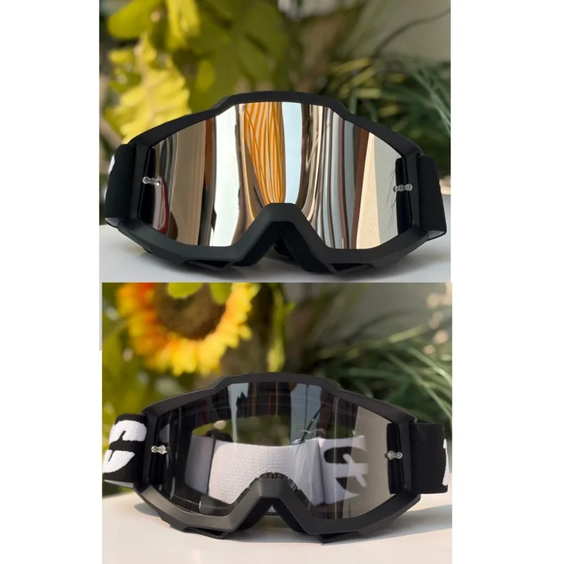 Anti-Fog Wind Resistance Protective Motorcycle Goggles UV Shield Off-Road Dirt Bike Motocross Eyewear
