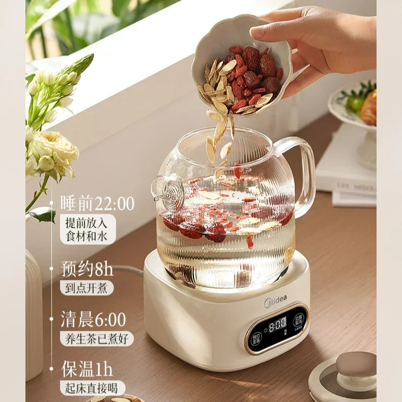 All-Glass Health Pot - Household & Office Multifunction, Small Kettle for Flower Tea, Stewing, Electric Kettle