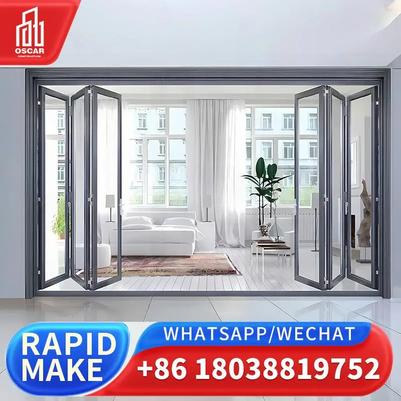 

Customizable Factorymade Aluminum Accordion Door for European Commercial Spaces Innovative Solution Aluminum Folding Door
