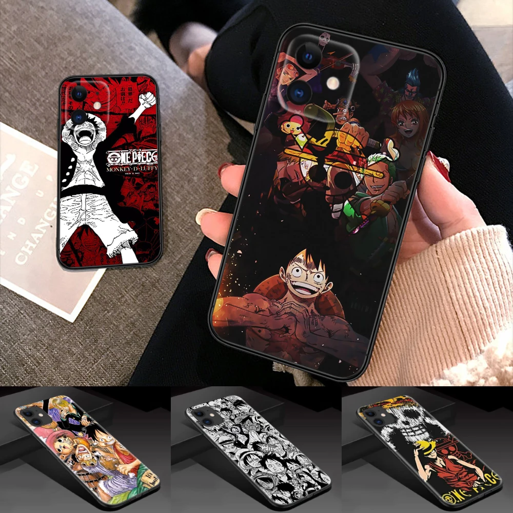 one P-piece Luffy Soft Silicone Case for Samsung S9 Plus S10 S10E S20 Fe Lite S21 S22 S23 S30 Ultra