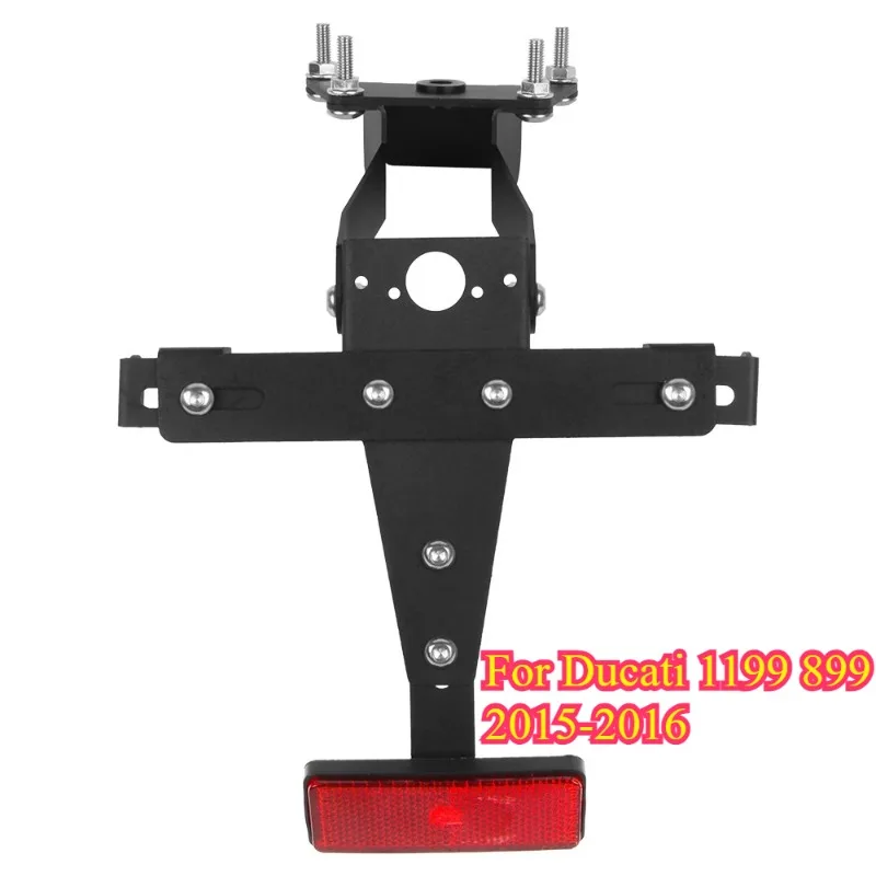 

DONGTING Motorcycle Rear License Plate Holder Frame Fender Eliminator Tail with Light for YAMAHA MT10 FZ10 MT FZ 10 2016-2019