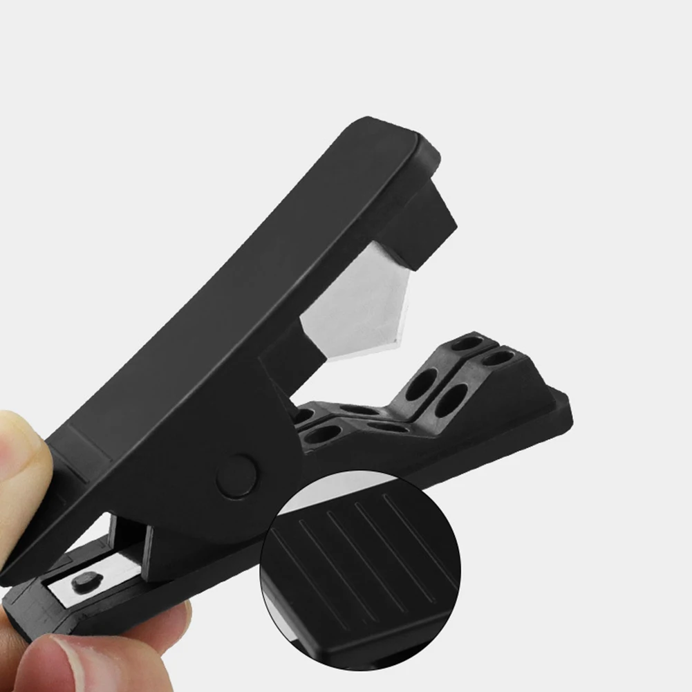 Cortador de tubos com lâminas de aço inoxidável, 3 peças, para tubos de ptfe, borracha de nylon, plástico pu, tubos de ar, ferramentas de corte, peças sobressalentes