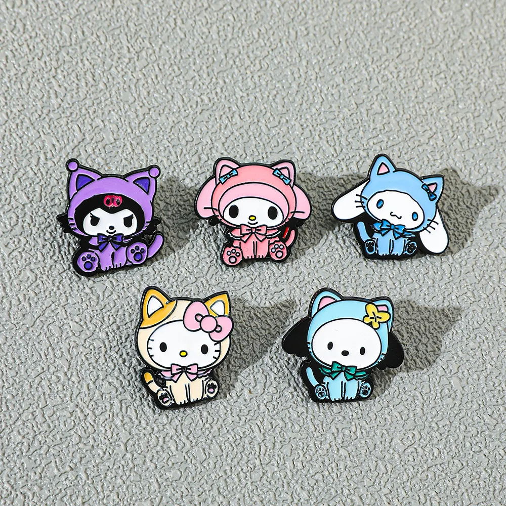 

New mini brooches, cute cartoon pattern badges, clothing pen pouch, accessory brooches