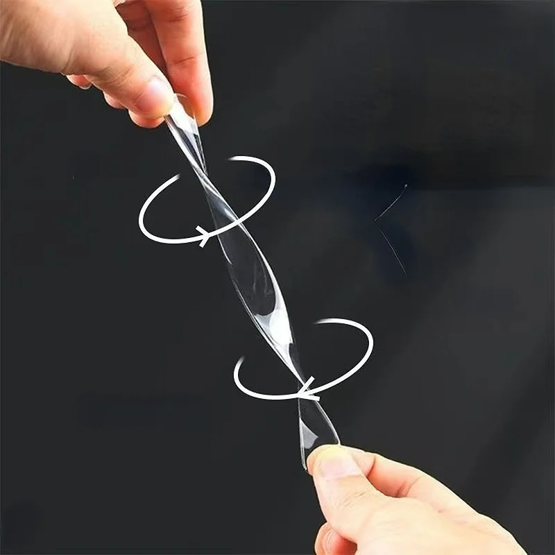 

Clear Soft Silica Gel Baby Protection Anti-collision Door Sticker / Self-adhesive Invisible No Punching Traceless Silencing Mat