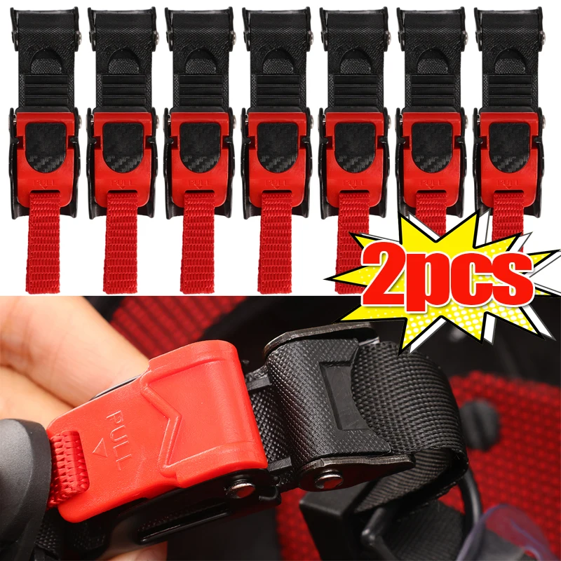 Helmet Chin Strap Quick Release Pull Buckle Elastic Clip Motocross Motorcycle Accessories Electric Bike Helmet Lock Socket