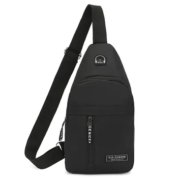 Men's Oxford Cloth Crossbody Bag New Trend Chest Bag Fashionable and Portable Shoulder Bag – view 1
