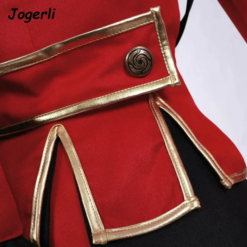 Jogerli FF14 الشيطان الأحمر الخيال المرأة لعب الأدوار تأثيري ازياء لعبة البدلة كامل Seta;k6;8'،