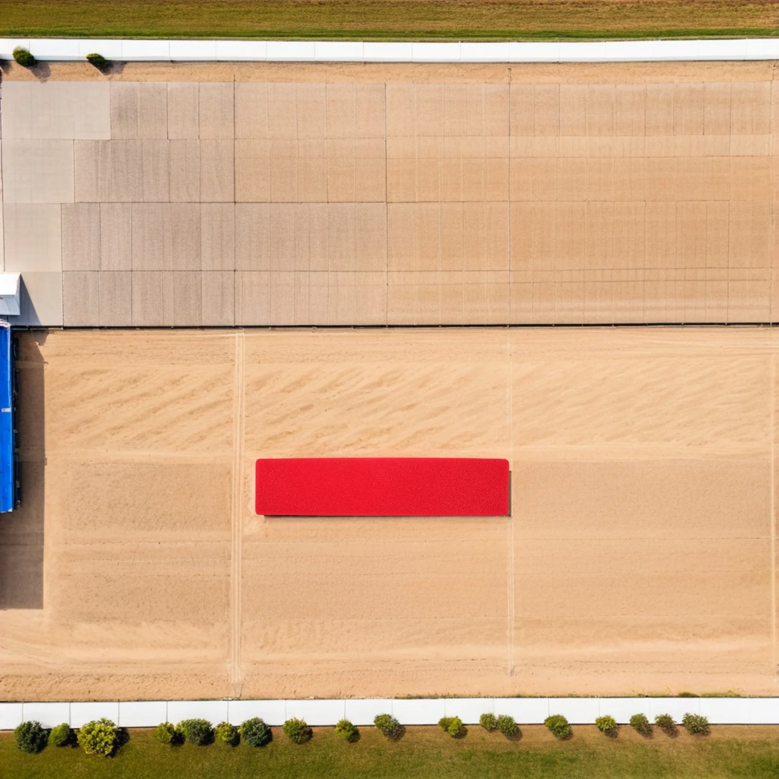 4 قطعة علامات المحكمة الرياضية مستطيلة عالية الوضوح شقة نونسليب للتنس كرة القدم كرة السلة كرة الريشة داخلي #1