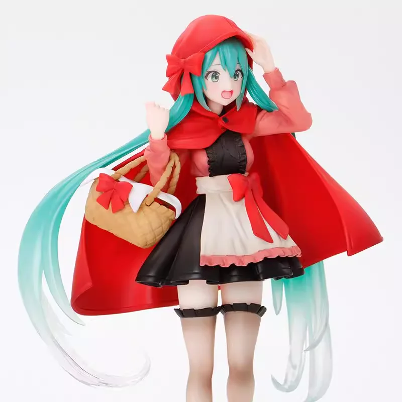 In Voorraad Originele TAITO Hatsune Miku Wonderland Little Red Anime Figuur Verjaardagscadeau Model Collectie Pop Ornamenten