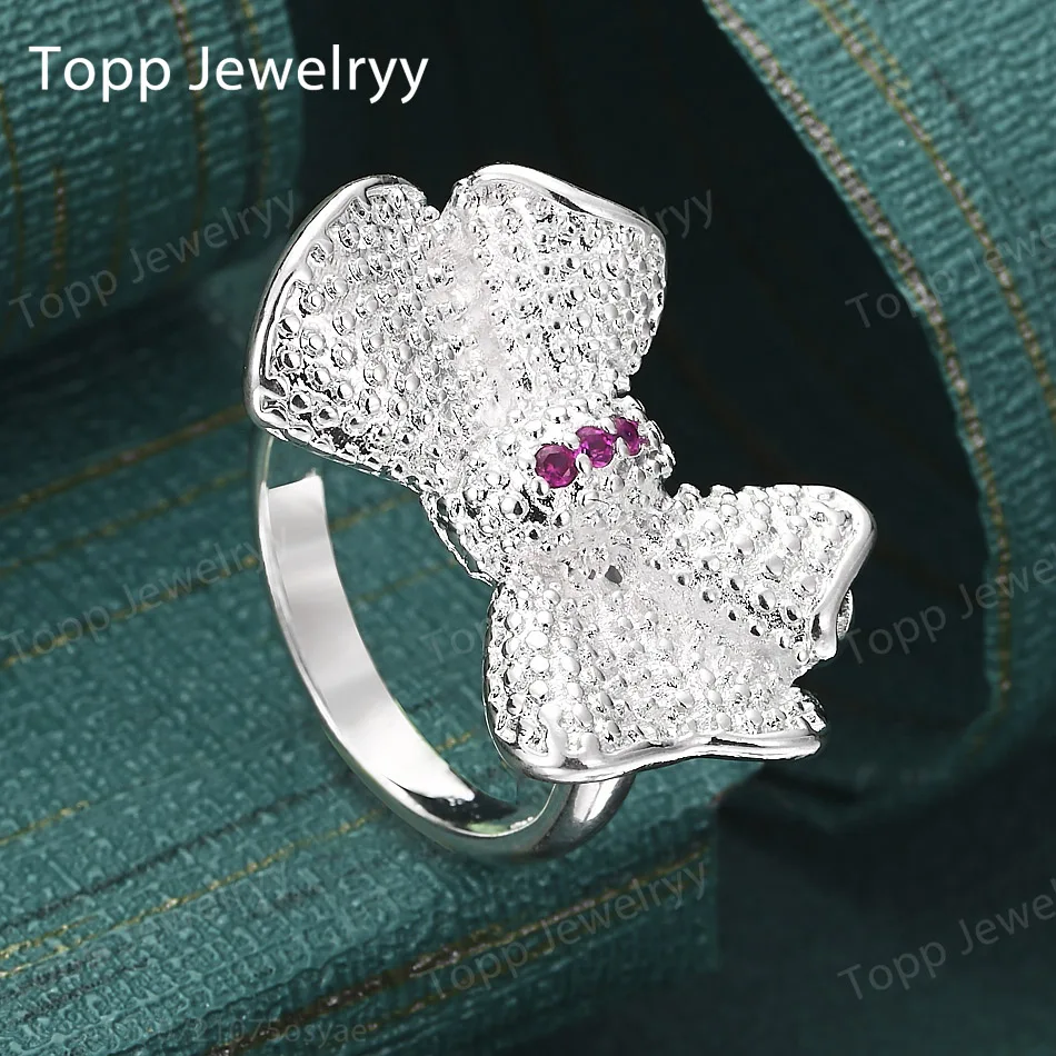 

Модные украшения из стерлингового серебра 925 пробы Exquisite 7-10 # Роскошное кольцо с цирконом для женщин, очаровательный подарок, украшение для вечеринки