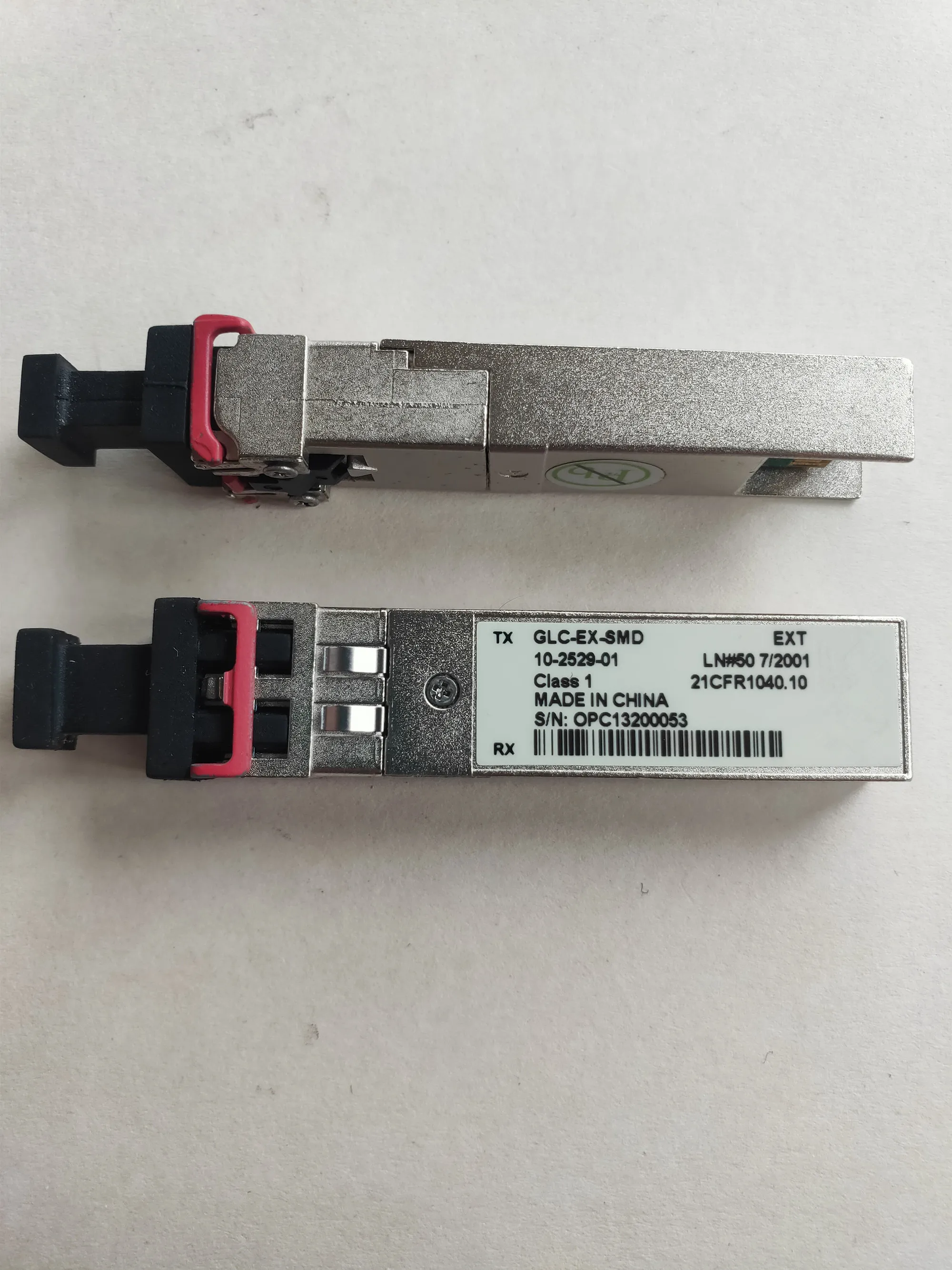 GLC-EX-SMD/10-2529-01/40KM 1000BASE-EX SFP وحدة إرسال واستقبال جيجابت، SMF، 1310 نانومتر، جهاز إرسال واستقبال 40 كجم