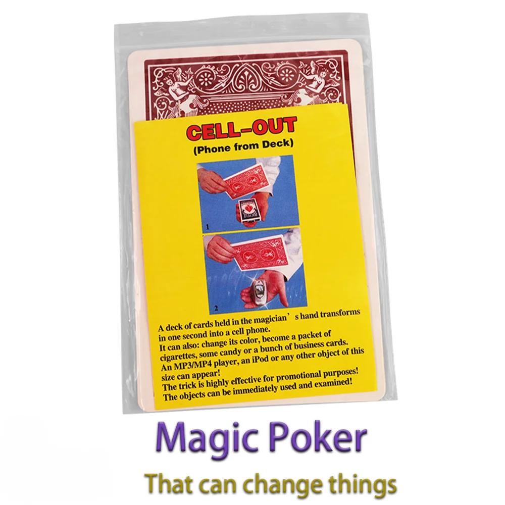 Magic Tricks Funny Magic Toys Children Easy to do amazing toys Changing poker Magic props Party props