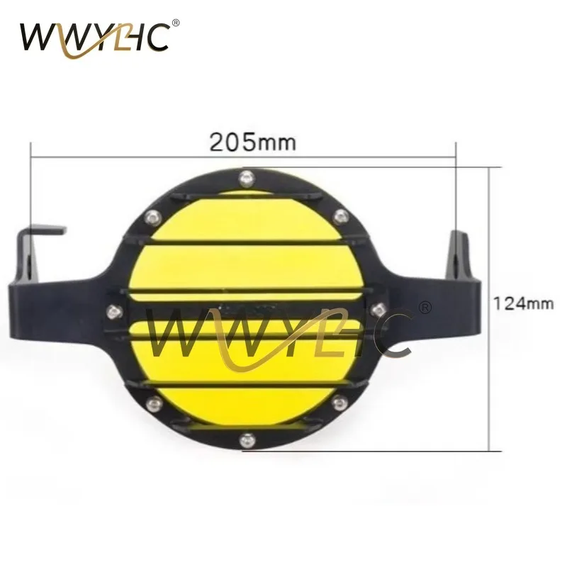 Suitable for Aluminum Alloy Headlight Protection Cover, CC110 Headlight Grille Mesh Cover, Motorcycle Accessories