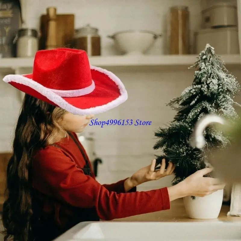 Q0KE Christmas Santa Hat, Necklace and Stockings Set for Christmas Photo Props