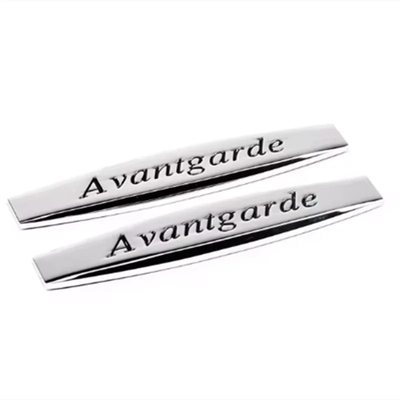 For Mercedes Benz W210 W124 W204 W203 W168 AMG CLS GLA ML CLK ELEGANCE Logo Car Sticker Fender Styling Metal Decal Emblem Badge view 5