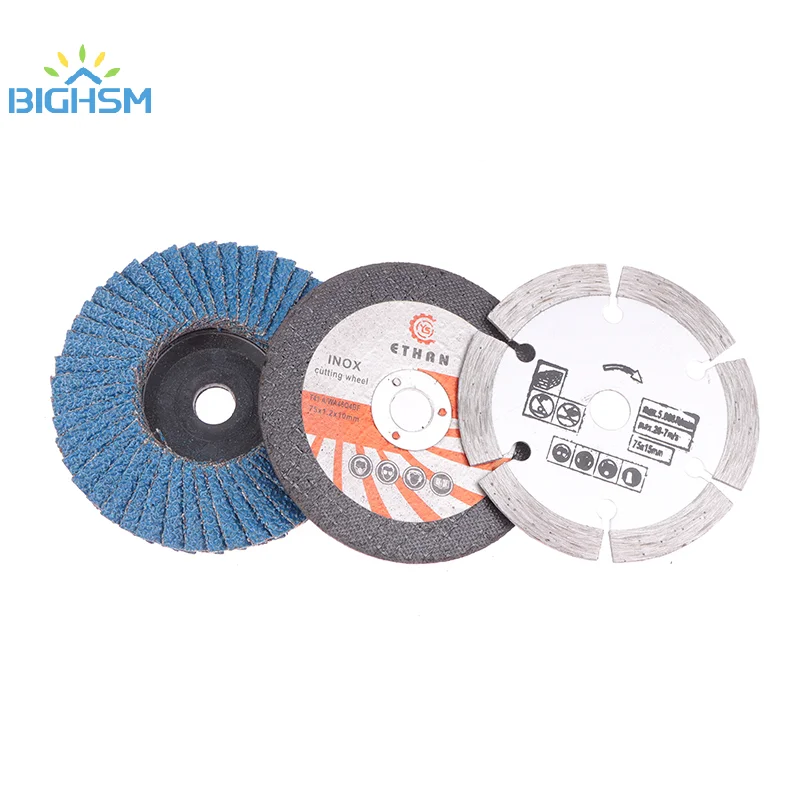 Disco de corte de 75mm para amoladora angular, hoja de sierra Circular de Metal, muela para cortar y pulir piedra de azulejos de cerámica
