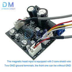 TA7668 Tape Drive Deck Magnetic Head Preamp Preamplifier Board Shielded Wire