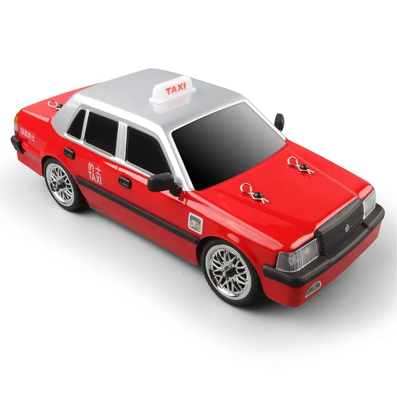 Mangniu Mn38 Classic Simulation Taxi Car Model Full Scale High Speed Drift Car Rc Remote Control Car Children'S Toy Gift