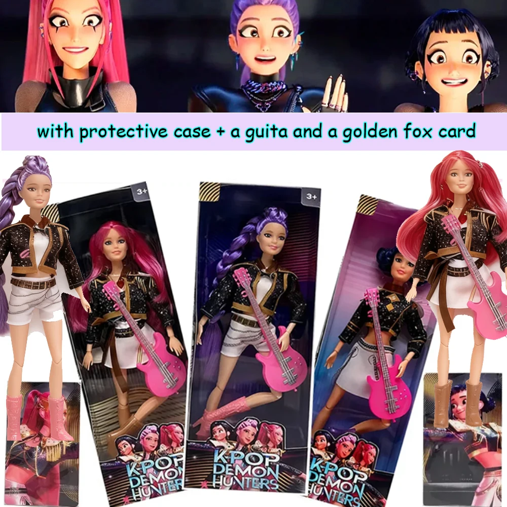 

Эксклюзивные куклы High-Glam Kpop Demon Hunter 11,5 дюймов (Rumi/Mira/Zoey) — поставляемые на заказ, роскошная фигурка, подарок премиум-класса
