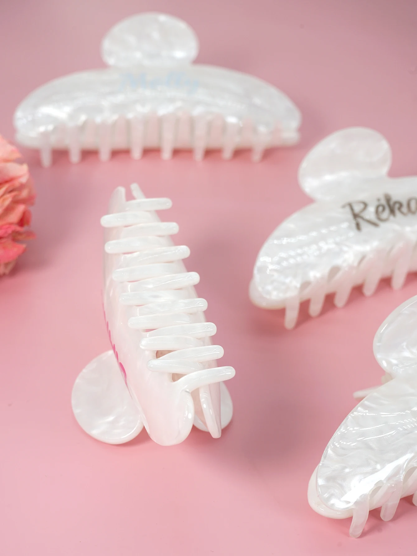1pc Custom Logo Hair Claw Customizable Name Personalized Clip Custom Hair Claw Bridesmaid Gift Hairclips Hair Accessories